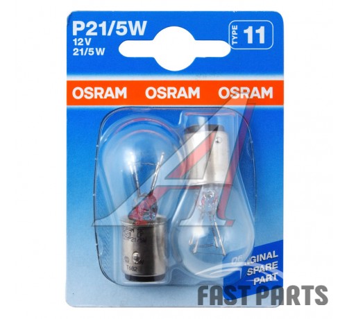 Лампа P21/5W OSRAM 752802B